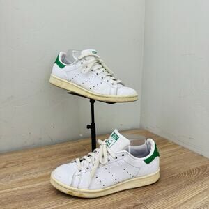 Adidas Stan Smith Green And White Sneakers Men’s Size 6.5